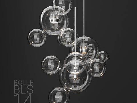  Giopato &amp; Coombes BOLLE 14 泡泡灯3d模型 