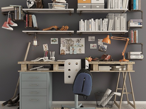  校园套装3d模型 