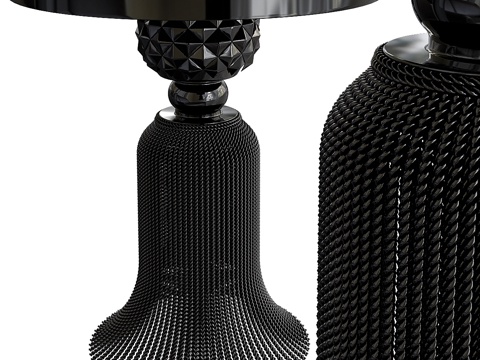  凯黑大理石流苏桌3d模型 