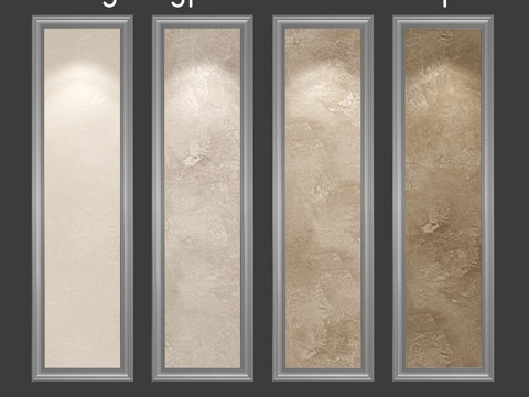  阁楼风格装饰灰泥，单层版本3d模型 