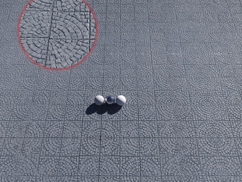  人行道地砖_53d模型 