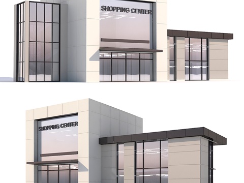  店铺033d模型 