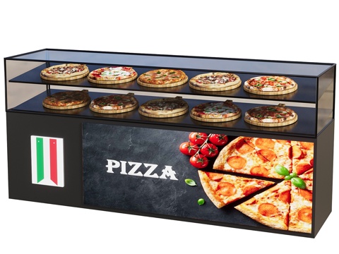  披萨店083d模型 