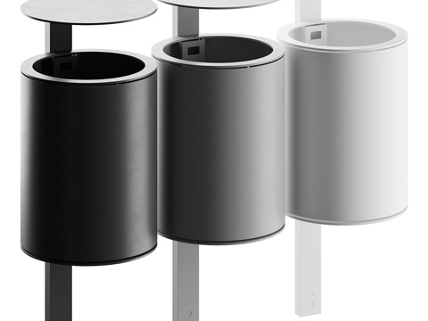  SIT CY垃圾桶3d模型 