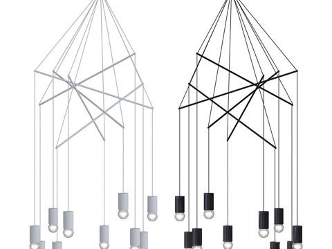  Ideal Lux Pop SP10 吊灯3d模型 