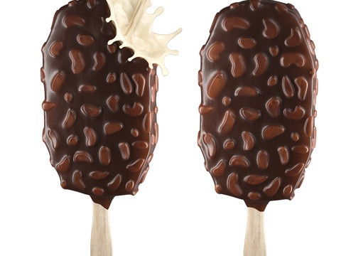  巧克力冰淇淋3d模型 