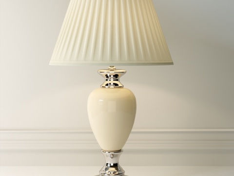  陶瓷台灯 A5199LT-1WH SPHERE3d模型 