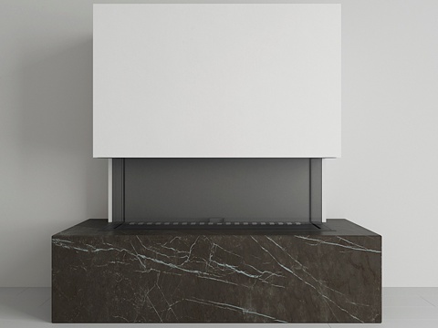  Kratki - LEO 100左 右燃气壁炉3d模型 