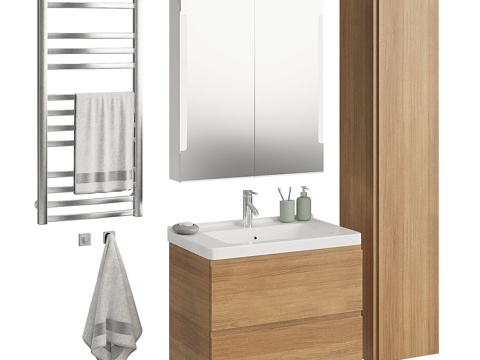  宜家Godmorgon套装23d模型 