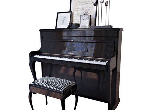  魏因巴赫钢琴·宴会装饰套装3d模型 