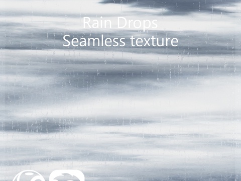  湿玻璃 - 雨后水滴3d模型 