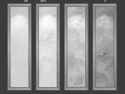  阁楼风格装饰灰泥，单层款3d模型 