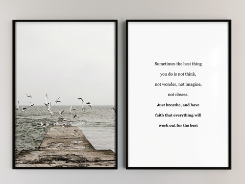  KF海报第二辑3d模型 