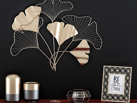  金属壁饰3d模型 