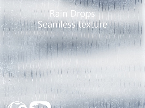  湿玻璃 - 雨中水滴 23d模型 