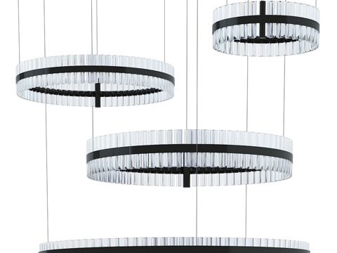  Saturno 非巴隆切利 悬挂灯 黑色 470 700 13d模型 