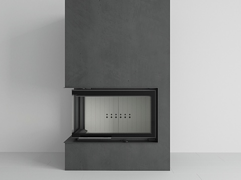  Kratki - 水暖壁炉 MBO PW 15 左侧 BS款3d模型 