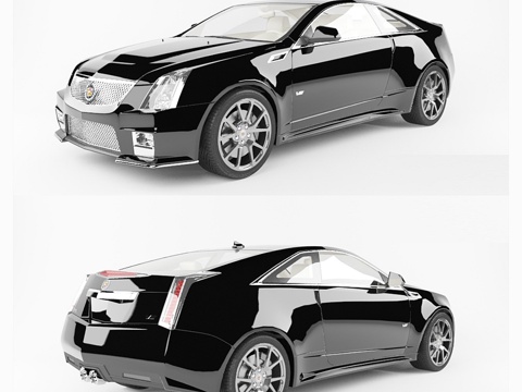  凯迪拉克CTS V轿跑3d模型 