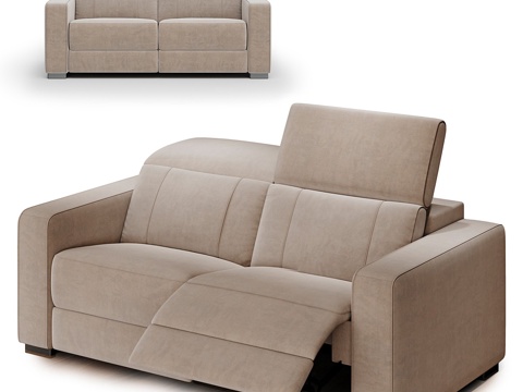  现代 Elevate 双人影院沙发3d模型 