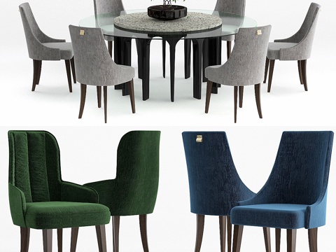  贝克家具托马斯雉鸡椅3d模型 