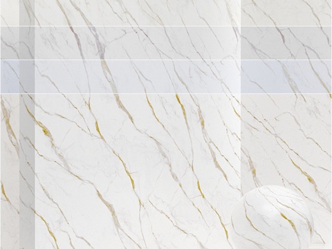  材料（无缝）- 涂层、大理石、灰泥套装3d模型 