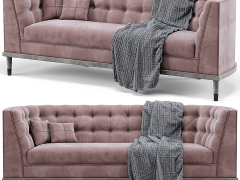  吉赛尔弧形沙发3d模型 