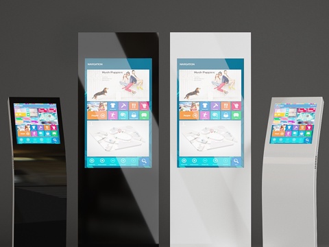  贸易综合体导航系统3d模型 