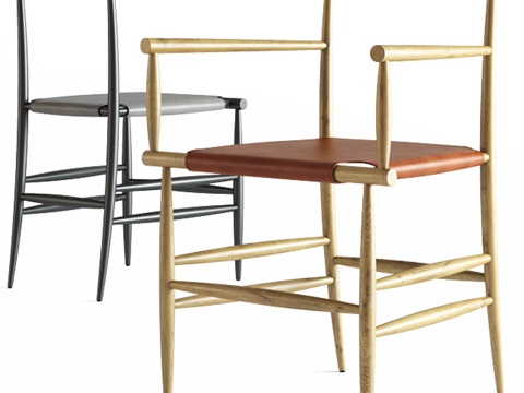  PELLEOSSA 椅子3d模型 