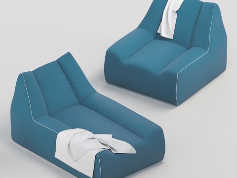  玛丽角拉古纳休闲椅3d模型 