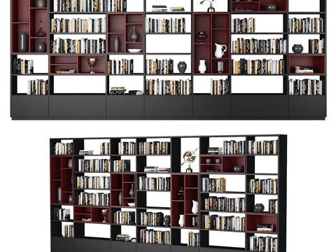  Poliform 层架3d模型 