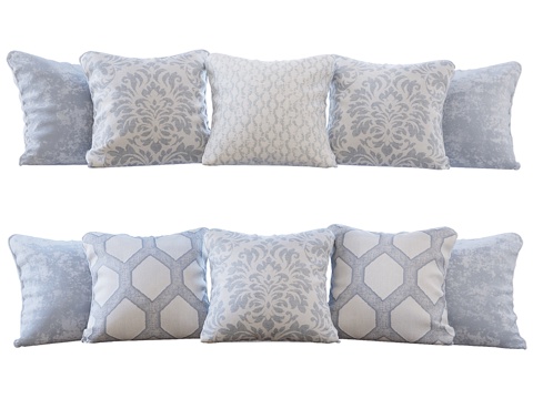  Jab Damasco 01面料靠垫套装（靠垫）3d模型 