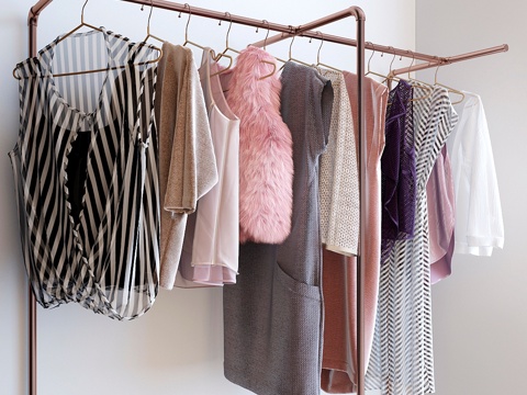  服装套装-133d模型 