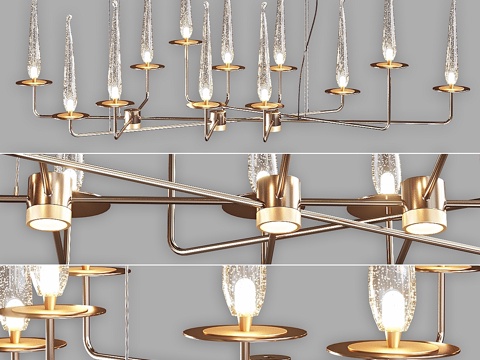  卡特兰Lancelot吊灯3d模型 