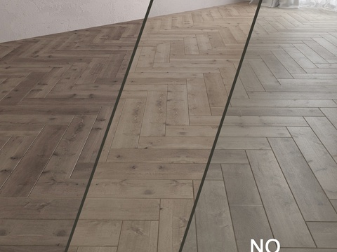  法式冷杉木拼花板3d模型 