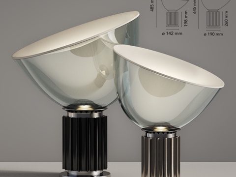  Flos Taccia 台灯（小号&amp;大号）3d模型 