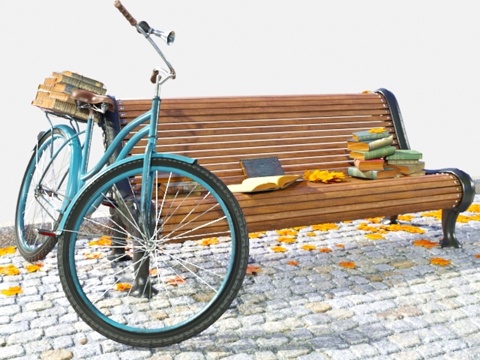  放学路上3d模型 