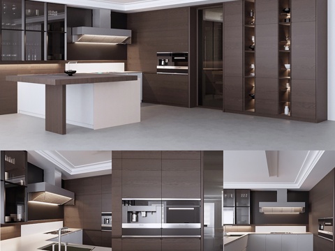  Poliform_Trail_1    2件组3d模型 