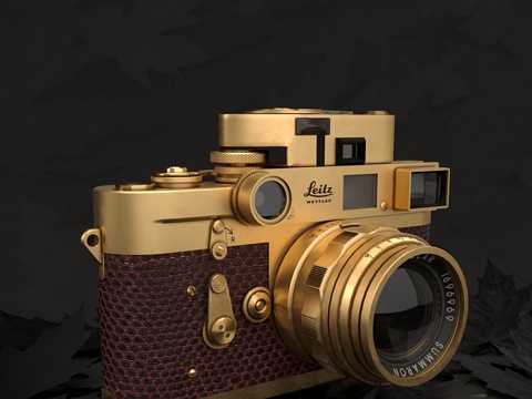  徕卡M3相机3d模型 