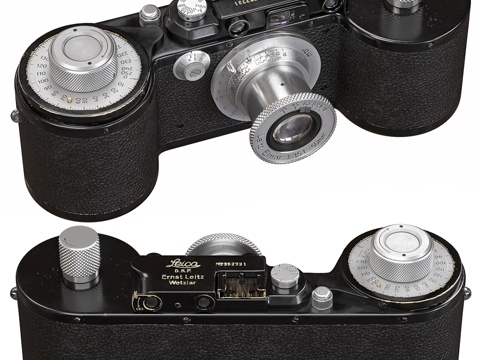  徕卡250记者相机3d模型 