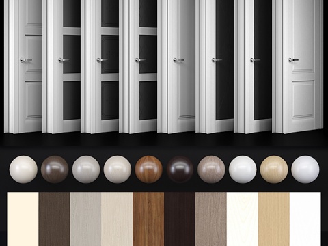  电视墙套装863d模型 