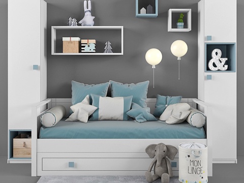  儿童家具及配件 453d模型 