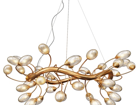  Serip莲花灯具_43d模型 