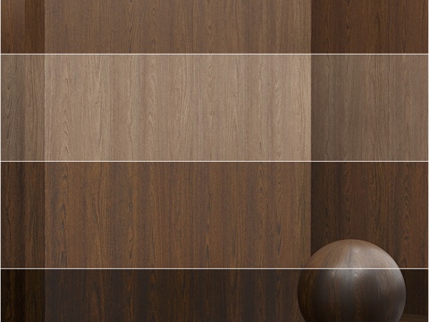  材料 木材    贴面 (无缝) - 套装 363d模型 