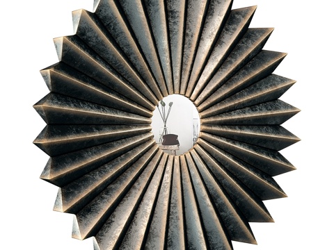  太阳造型镜 - Eichholtz Cosmos 112303d模型 