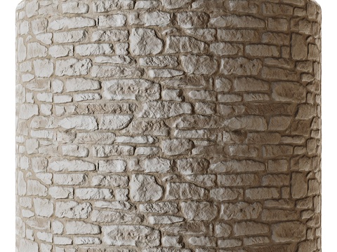  老石头 石墙 文化砖3d模型 