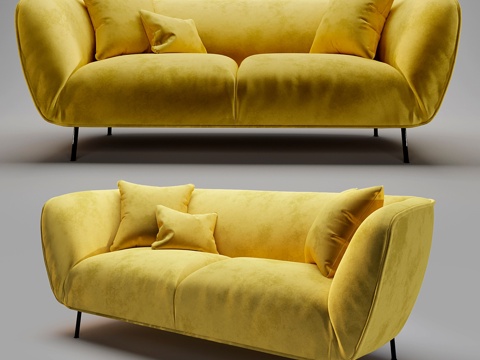  Florence沙发3d模型 