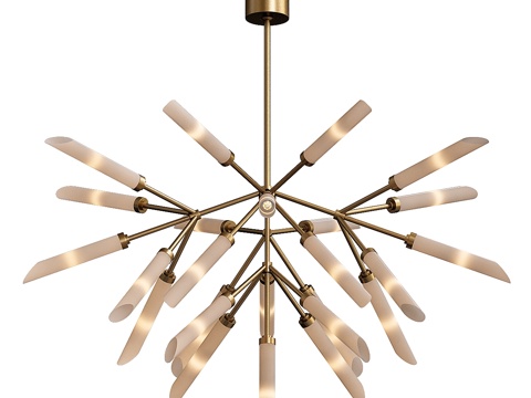  Tech Lighting Spur Grande 枝形吊灯3d模型 
