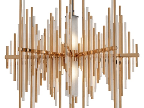  科贝特照明 238-42 金箔3d模型 