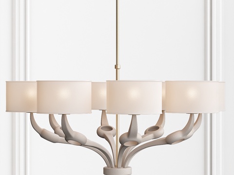  贝克环形吊灯3d模型 