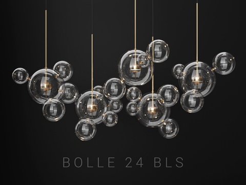  Giopato &amp; Coombes Bolle 24 泡泡灯3d模型 